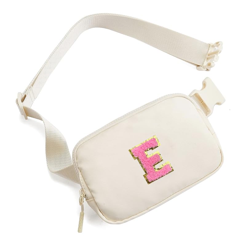 Personalized Initial Letter Waist Pack & Crossbody Bag