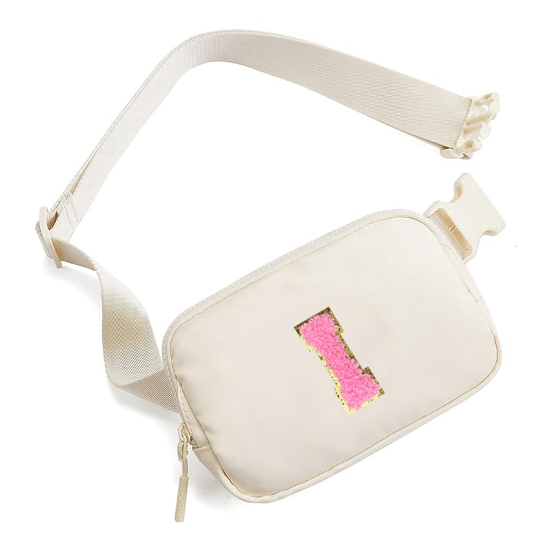 Personalized Initial Letter Waist Pack & Crossbody Bag
