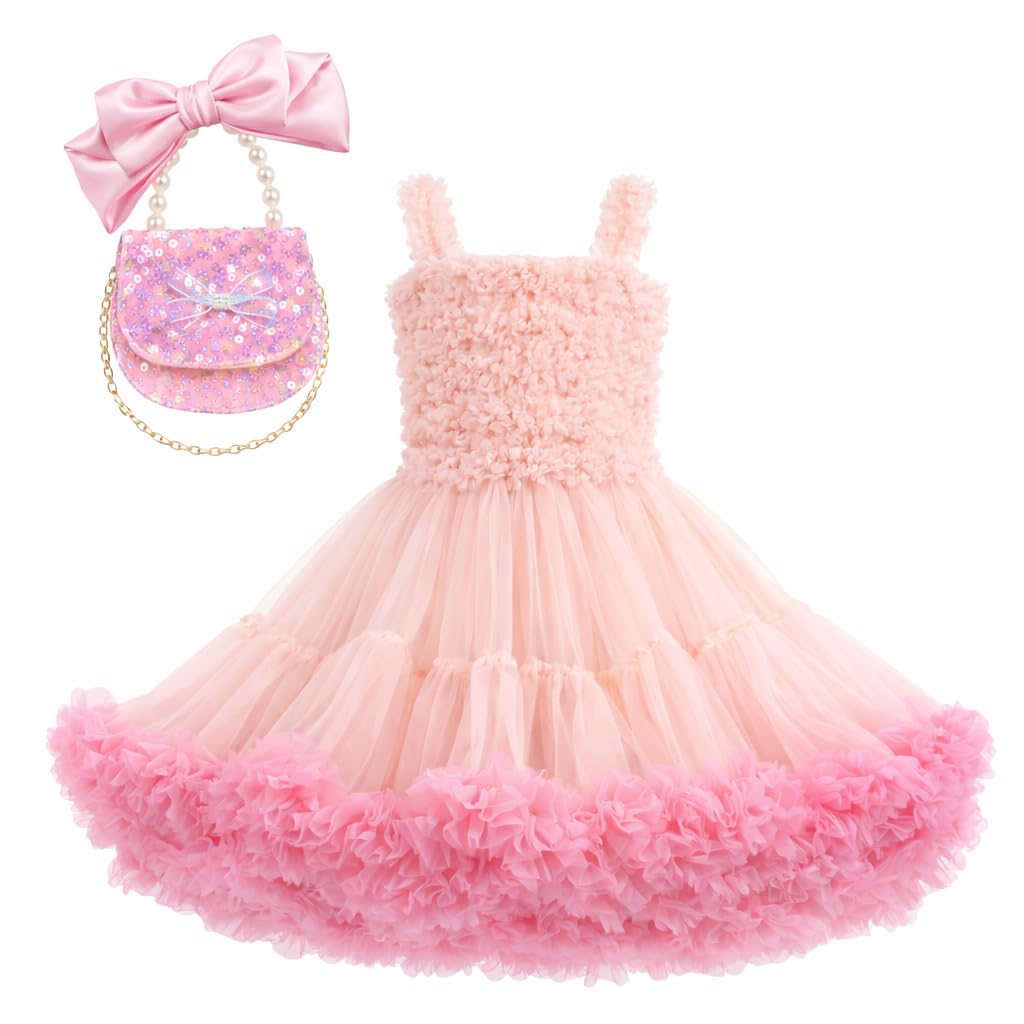 Girls Princess Tutu Dress 3-Piece Set