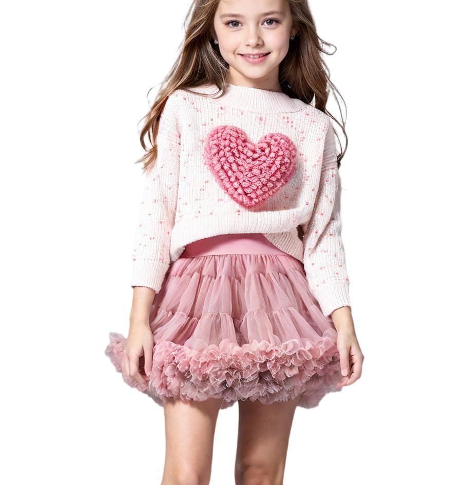 Girls Knit Cardigan & Tutu Skirt Set