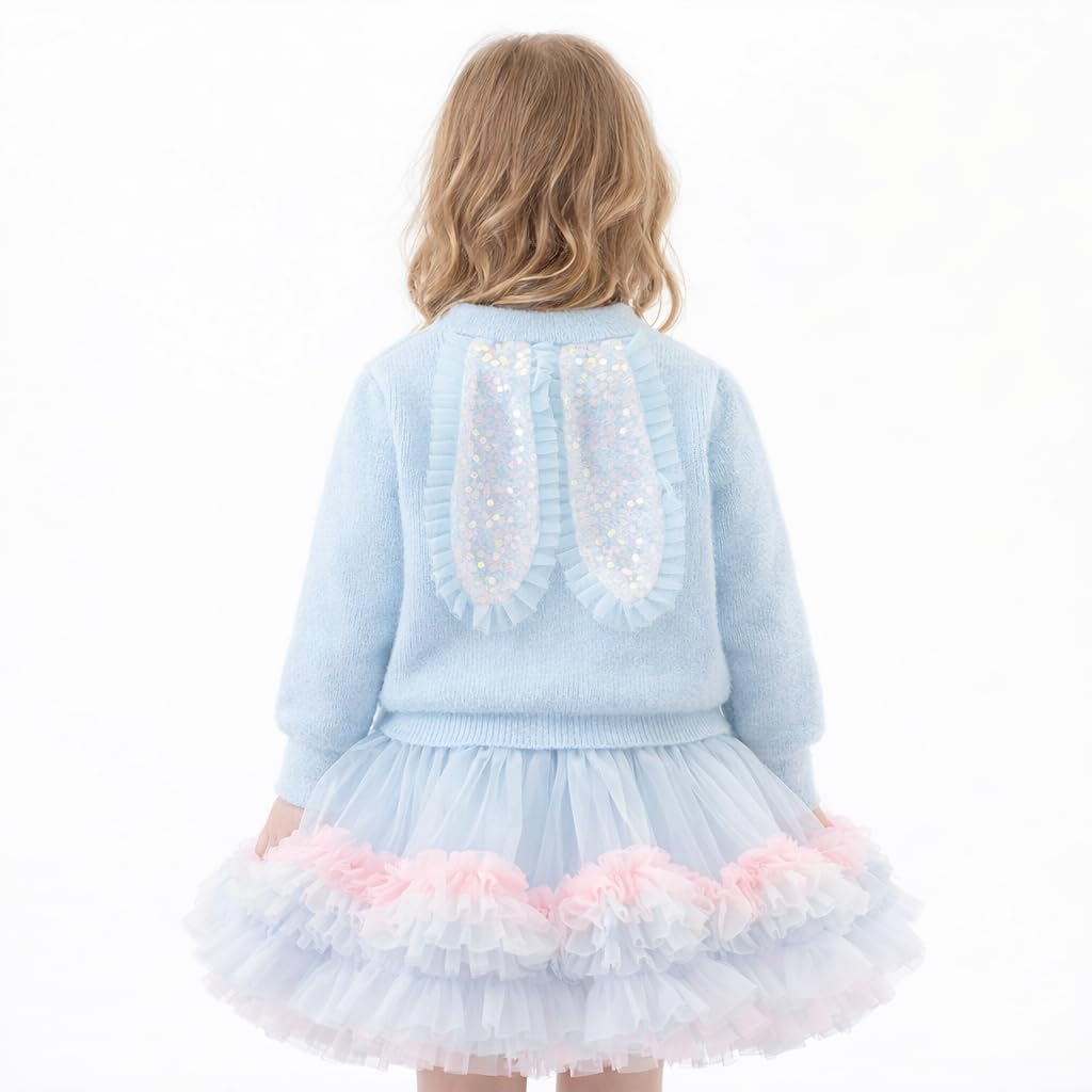 Girls Knit Cardigan & Tutu Skirt Set