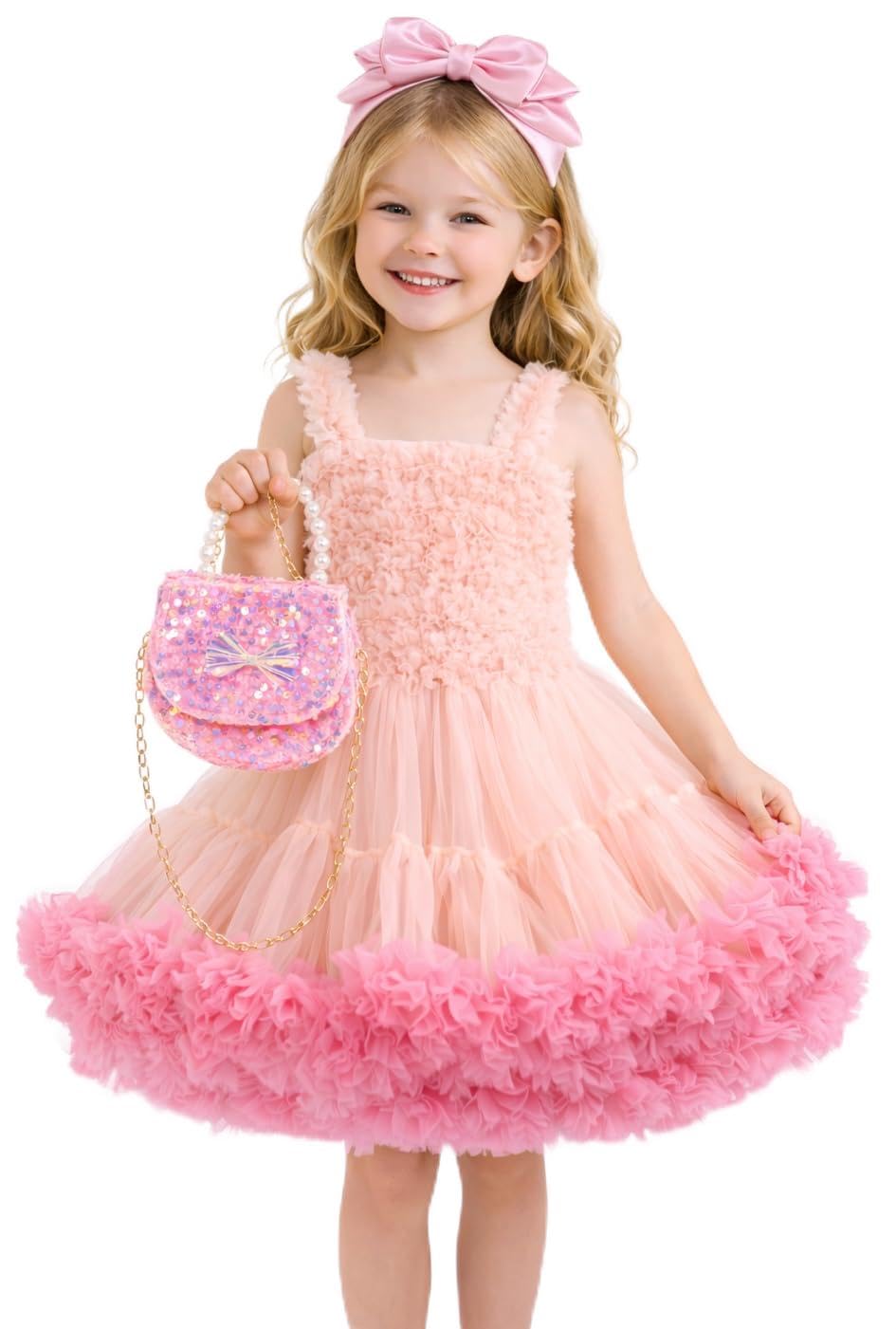 Girls Princess Tutu Dress 3-Piece Set