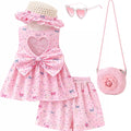 Girls 5-Piece Summer Vacation Outfit Set