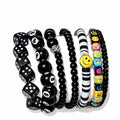 Y2K Beaded Bracelet Set, 5 Pack